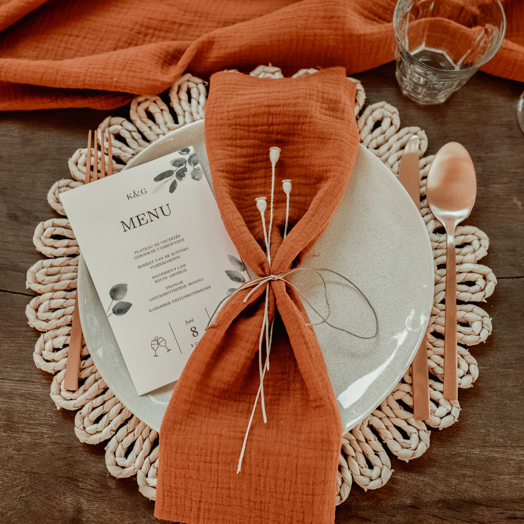 Bohemian bruiloft decoratie tafelstyling