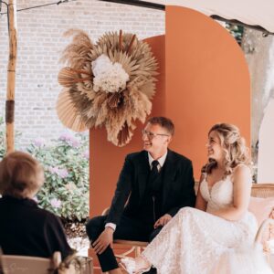 Droogbloemen bloemstuk groot