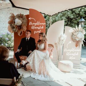 Droogbloemen bloemstuk klein