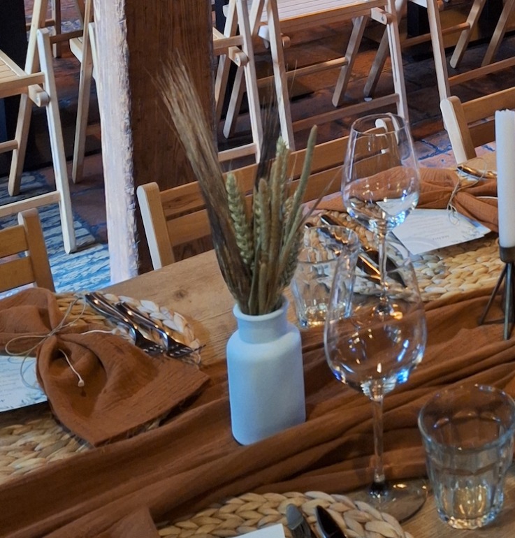 bohemian tafel droogbloemen