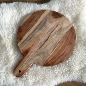 Serveerplank hout rond